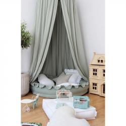 Cotton&Sweets Baldachim Bawełniany Soft MAXI - Pustynna Zieleń