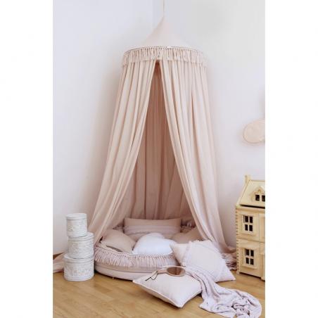 Cotton&Sweets Baldachim MAXI Boho Pudrowy Róż