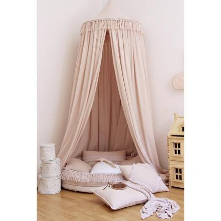 Cotton&Sweets Baldachim MAXI Boho Pudrowy Róż