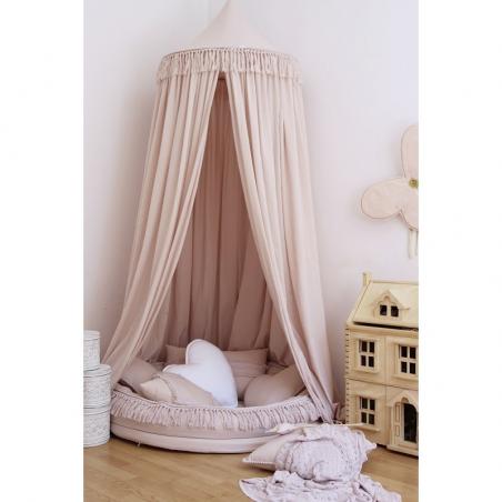 Cotton&Sweets Baldachim MAXI Boho Pudrowy Róż