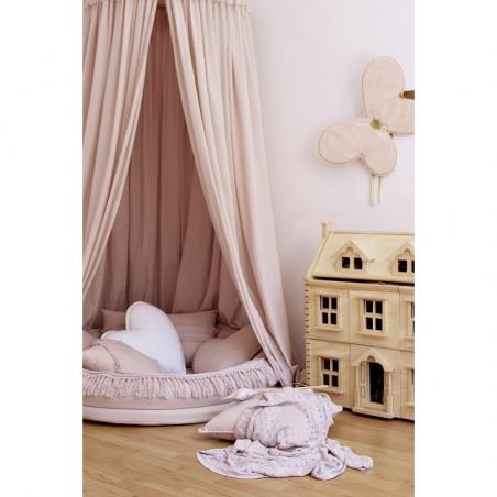 Cotton&Sweets Baldachim MAXI Boho Pudrowy Róż