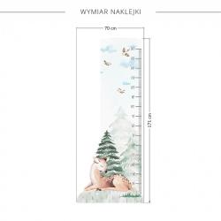 Naklejka Miarka Wzrostu Jeleń