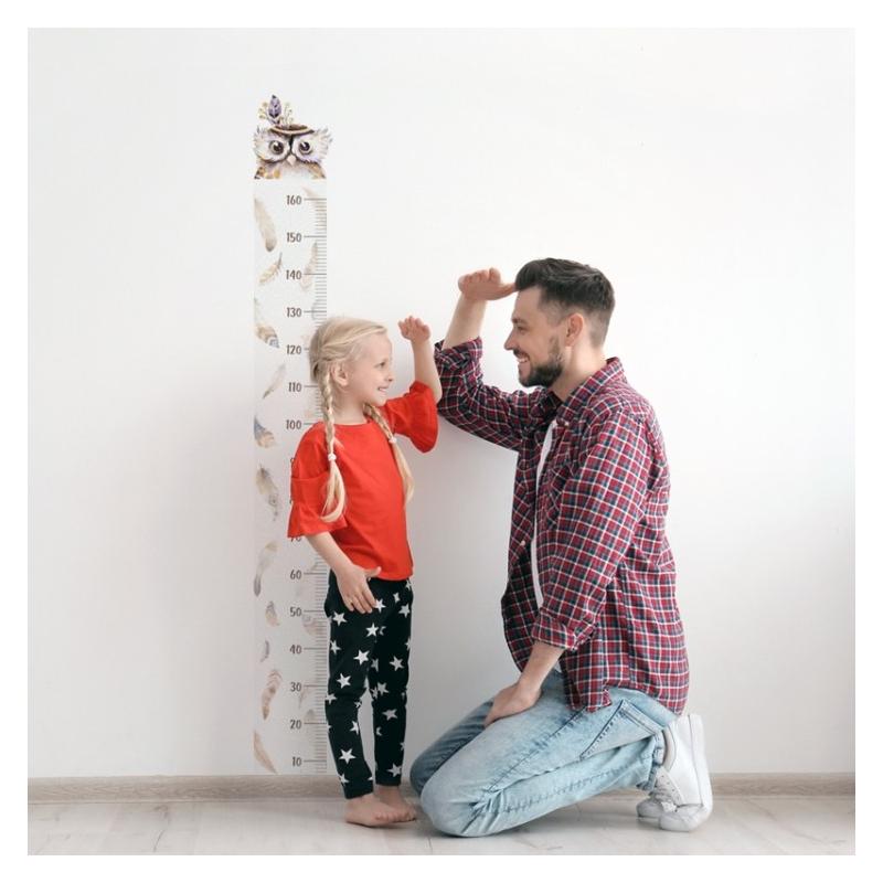 Naklejka Miarka Wzrostu Sowa