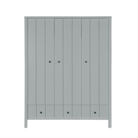 Novelies Allpin Szafa 3-drzwiowa szara