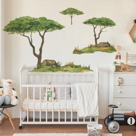 Naklejka Drzewa 3sztuki