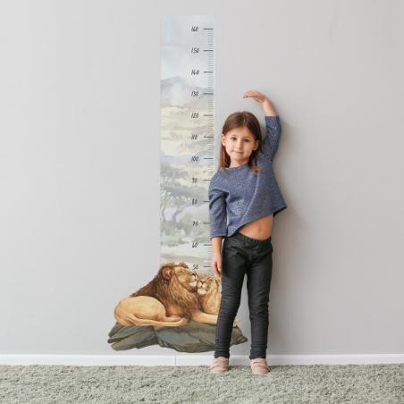 Naklejka Miarka Wzrostu Lwy