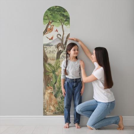 Naklejka Miarka Wzrostu Safari