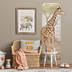 Naklejka Miarka Wzrostu Żyrafa