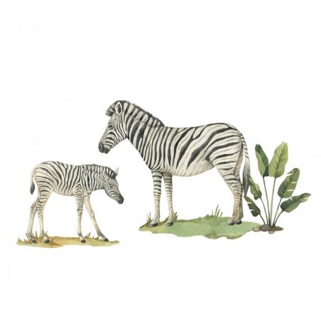Naklejka Zestaw Zebry