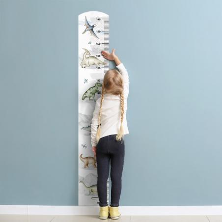 Naklejka Miarka Wzrostu Dinozaury