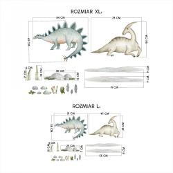 Naklejka Stegozaur Parazaurolf