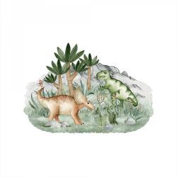 Naklejka Załóżkownik Stegozaur Parazaurolf