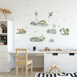 Naklejka Zestaw Dinozaury