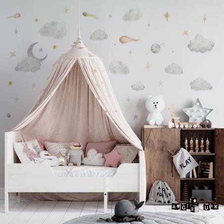 Naklejka Chmurki Gwiazdy