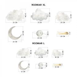 Naklejka Chmurki Gwiazdy