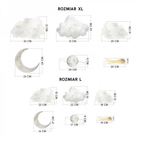 Naklejka Chmurki Gwiazdy