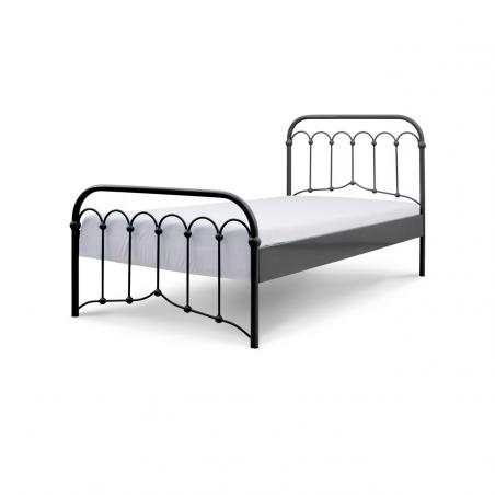 Łóżko metalowe Oriental - czarne