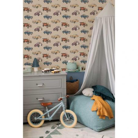 Tapeta Cars Sunny Beige