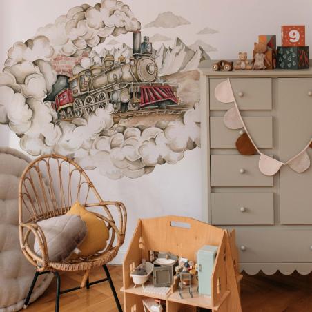 Dekornik Naklejka Lokomotywa (rozmiar S lub M)