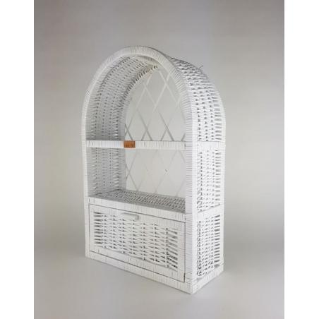 Wiklinowa Szafka Ścienna Chapel Biała