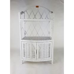 Wiklinowa Szafka Puffy Biała