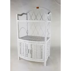 Wiklinowa Szafka Puffy Biała