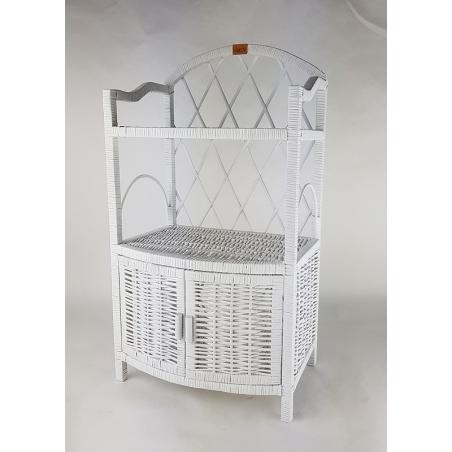 Wiklinowa Szafka Puffy Biała