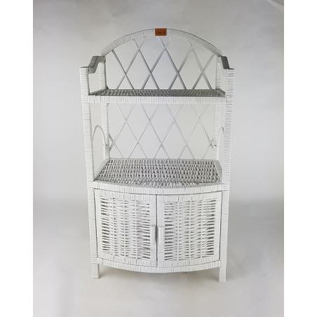Wiklinowa Szafka Puffy Biała