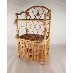 Wiklinowa Szafka Puffy Naturalna z Chwostami