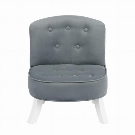 Somebunny - Fotelik Welur Szary