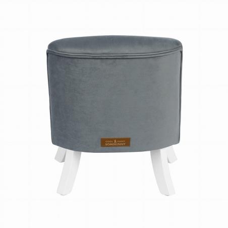 Somebunny - Fotelik Welur Szary