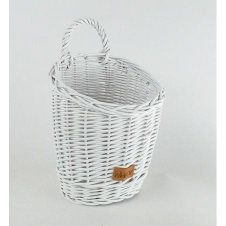 Koszyczek Ścienny Biały