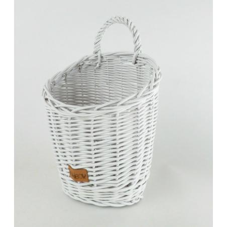 Koszyczek Ścienny Biały