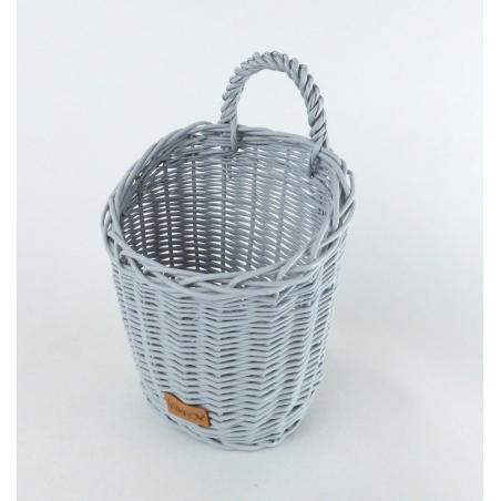 Koszyczek Ścienny Szary