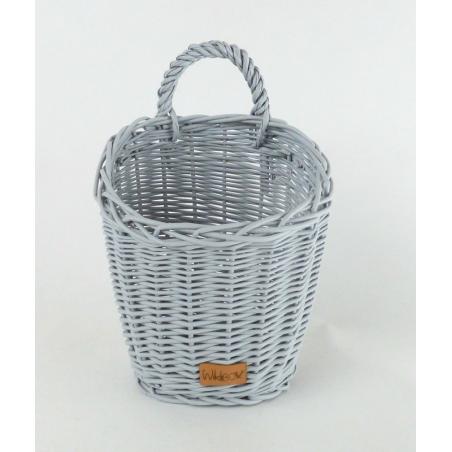 Koszyczek Ścienny Szary