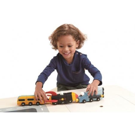 Drewniane pojazdy kosmiczne Tender Leaf Toys