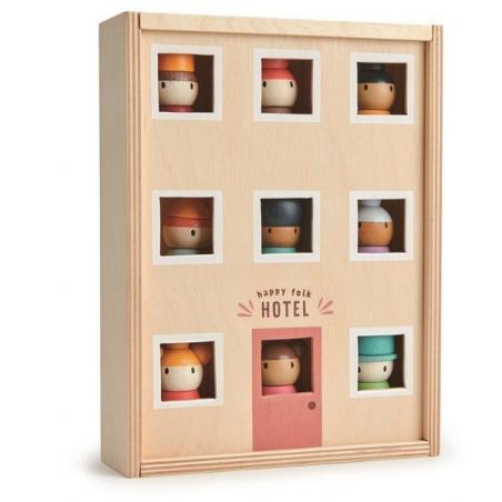 Drewniane figurki do zabawy Folk Hotel Tender Leaf Toys