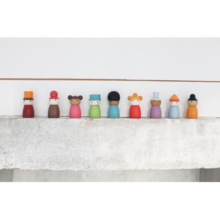 Drewniane figurki do zabawy Folk Hotel Tender Leaf Toys