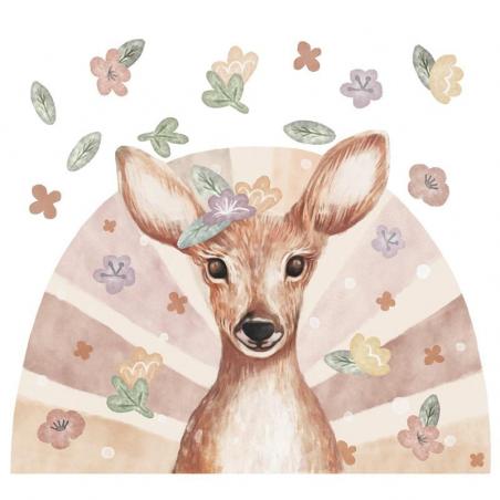 PasteloweLove Naklejka Sarna