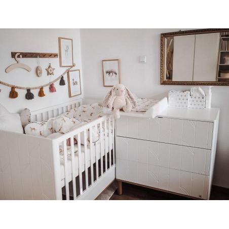 Bellamy Toteme Botanic Łóżeczko 70x140 z funkcją sofy