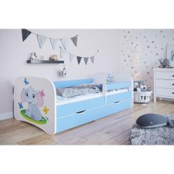 Łóżko dziecięce Baby Dreams Niebieskie - 180x80