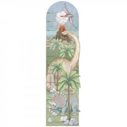 Pastelowe Love Naklejka Miarka Dinozaury