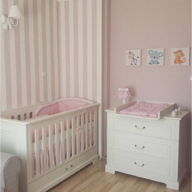 Bellamy Ines Zestaw G (łóżeczko 140x70 z szufladą + komoda + przewijak)