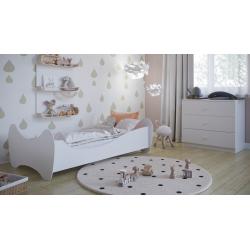 Łóżko dziecięce Lily białe - 160x80