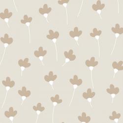 Tapeta Daisies Double Beige