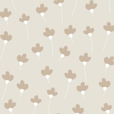 Tapeta Daisies Double Beige