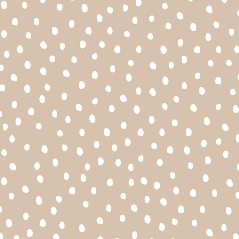 Tapeta Simple Irregular Dots Beige