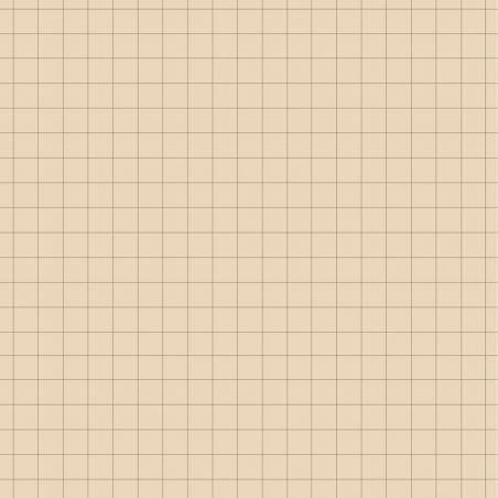 Tapeta Simple Check Pattern Ivory