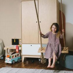 Tapeta Simple Check Pattern Ivory