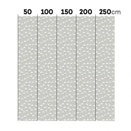 Tapeta Simple Daisies On Gray